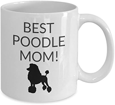 Melhor Poodle Mom Coffee Cup de caneca de poodle padrão