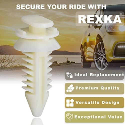 Rexka 50pcs Painel Painel Clips Retentores 15545202 Compatíveis com caminhões GM Chevrolet GMC Chevy Pickup SUV