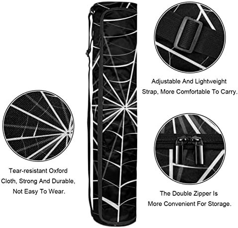 Bolsa de tapete de ioga, aranha Web Exercício de ioga transportadora de tape