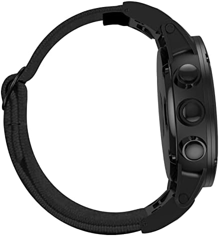UMCNVV Smart Watch Nylon Elastic Loop tiras para Garmin Fenix ​​7 7x 5xplus 6xPro/Mk2i 3HR Substituição Bandas de pulseira Pulseira de pulseira 26mm 26mm