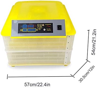 ALREMO 103234536 Incubadora automática 96 Incubadora de ovo digital com bandejas de ovo, controle de umidade da temperatura para galinhas