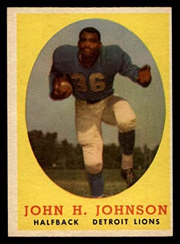 1958 TOPPS 75 John Henry Johnson Detroit Lions Dean's Cards 5 - Ex -Lions