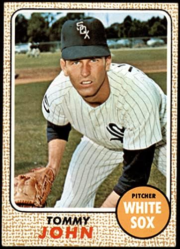 1968 Topps # 72 A Tommy John Chicago White Sox Ex+ White Sox