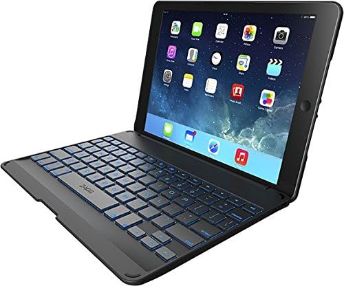 Case Zagg Folio com teclado Bluetooth retroiluminado para iPad Air - Black