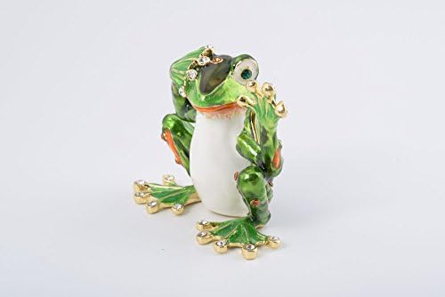 Keren Kopal Fr1070 Green Frog Veja Nem Evil Faberge Stinket Box