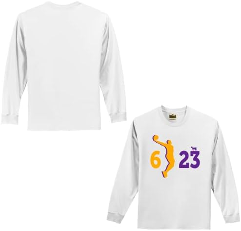 Hall do Hall da Fama do Hall da Fama Memorabilia LeBron James 6-23 Camisa de basquete de camisetas de Los Angeles