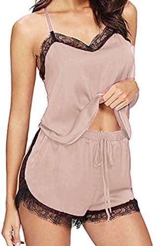 Vestas de renda Wybaxz para mulheres Conjunto de moda Conjunto de moda Lace Garter e calcinha pijama lingerie calcinha Sexy lingerie