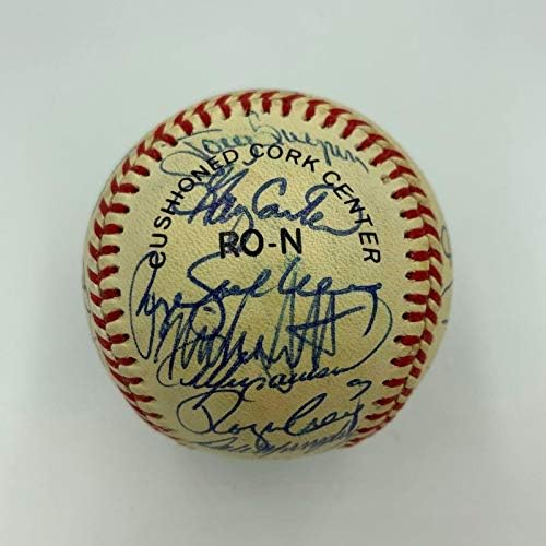 1987 All Star Game Team assinou o beisebol Tony Gwynn Ryne Sandberg Schmidt JSA CoA - Bolalls autografados