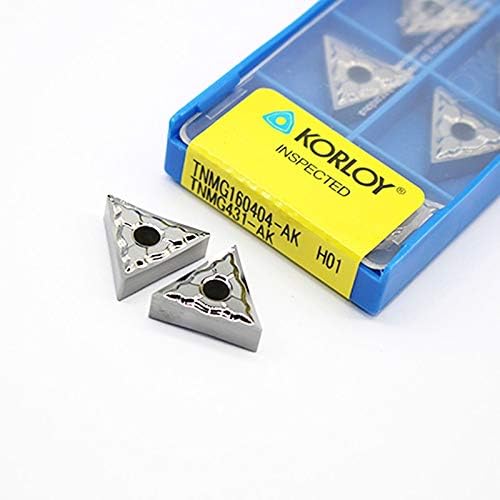 FINCOS 20PCS TNMG160404 AK H01 TNMG 160404 CUMTOR DE ALUMINAGEM BLATE BLADE FERRAMENTO DE CORTE TROBRESSORIA FERRAMENTO CNC Tools