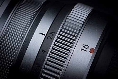 Fujinon xf16mm f2.8 r lente resistente ao tempo, preto