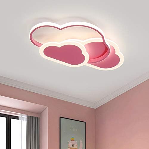 Luz de teto led zhaolei para crianças infantil infantil infantil berçário de estudo luminária de luminárias de nuvem rosa criativo lâmpada
