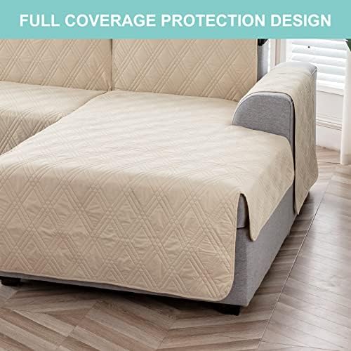 Capas de sofá seccionais de Genina para cães S SOFA em forma de capas de capa de lounge capa de sofá reversível de móveis