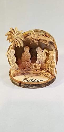 Glorious Products Olive Wood Miniatura Natividade Conjunto