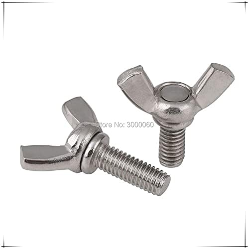 M8 M10 Aço inoxidável 304 Parafuso Inox DIN316 Twist Bolt Butterfly Butterfly Parafusos 20pcs/lote