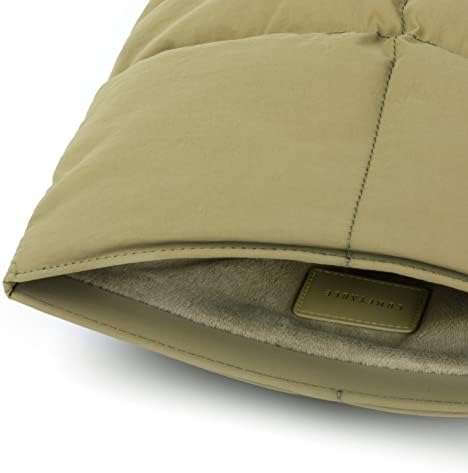 Manga de laptop inchaço confortável de 13 polegadas de 14 polegadas, laptop de travamento acolchoado para mulheres, travesseiro