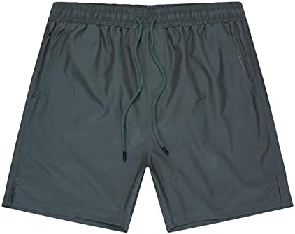 Masculino shorts shorts masculinos calças casuais tendências sólidas jovens verão masspantes sweatness brechas de shorts masculinos
