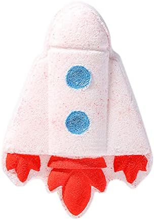 1pc Banho de arco -íris Bombas Rocket Star Moon Gift feita à mão e bombas de banho orgânicas com ingredientes naturais Presentes