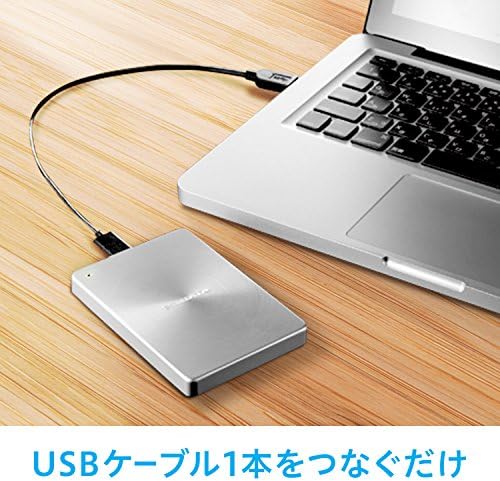 アイ ・ オー データ データ i-o Data hdpx-utc1s disco rígido portátil HDD, 1 TB USB 3.1 Gen1/Type-C compatível com corpo de alumínio completo, Mac Time Machine compatível, fabricado no Japão