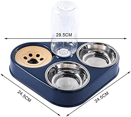 Chuchen Cat Dog Double Bowl Bebing Fountain