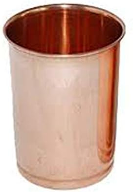 TreeGoart Pure Copper 1000 ml de água com 2 conjuntos de presentes de bebidas de vidro de cobre