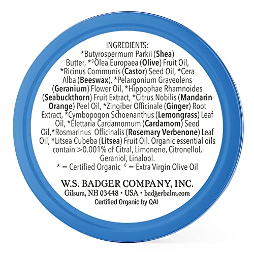 Badger Cutícula Orgânica Cuidado Bálsamo - Creme de Cuidados com Unhas Naturais Com manteiga de karité, extrato de espinheiro seabuckthorn rico em vitamina ajuda