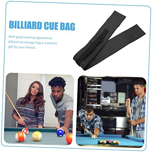 Valiclud Billiard fornece sugestão de bilhar Black PU Black Protector Billiard Rod bolsa