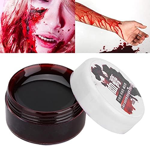 Maquiagem de gel de sangue coagulado, óleo de face profissional Óleo corporal Fake Clot Gel Vampire Scars Halloween Hematomas