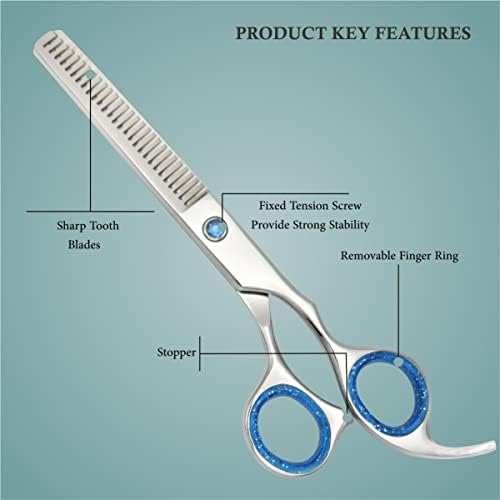 Scissors de corte de cabelo Rainning Shears Kit MTM Pro Professional Barbeiro de Hairdressing Salão Salão Razor Razor Edge Scissor