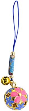 Galpada Charms de telefone bell jóias japonesas Cordos de bell japonês Flores de cerejeira oca penduram sinos