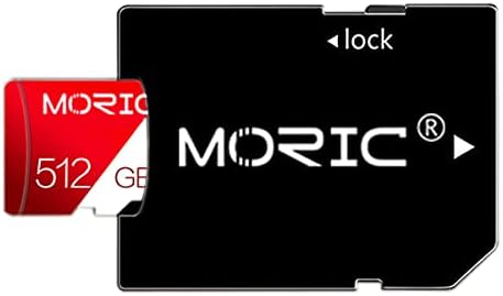Cartões Micro SD de 512 GB com cartões de memória de alta velocidade adaptadores classe 10 para câmera/tablet digital e