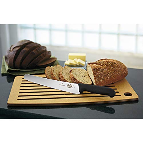 Victorinox 10,25 polegadas faca de pão | Lâmina serrilhada em aço inoxidável de alto carbono para fatiamento eficiente, alça