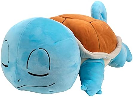 Pokémon de 18 polegadas de pelúcia para dormir Squirtle - Pokémon fofinho - deve ter para os fãs de Pokémon - luxuosos para viajar,