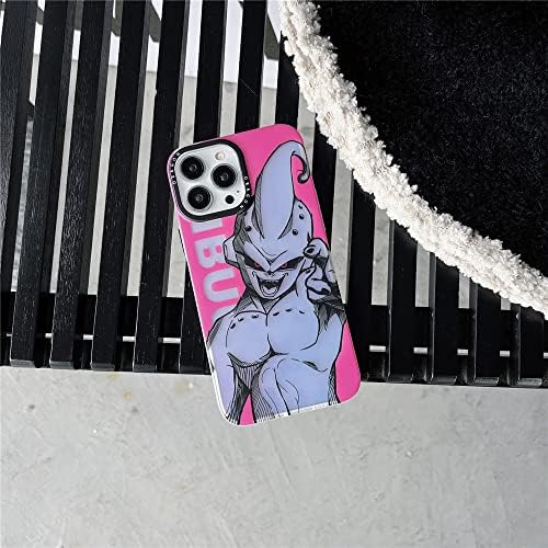 Caso de anime Caso para iPhone 13, Japan Cartoon Anime Laser Gradiente Caso de silicone macio para homens meninas Manga Manga