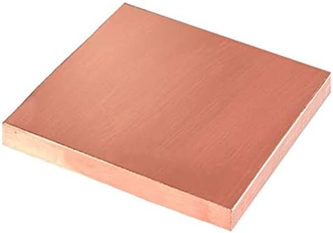 Yiwango puro chapas de cobre bloco quadrado Placa de cobre plana comprimidos Material Material molde metal Diy Art artesanal