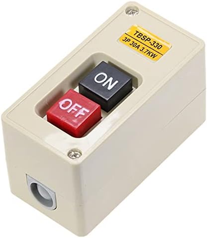 TIOYW TBSP-330 3 Fase 3.7kW 30A Push Push Button Pushbutton Control On-off Painel