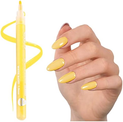 canetas de unhas npkgvia 12 cores canetas de tinta acrílica canetas de unha fina para desenho de unhas 3D Dotting design