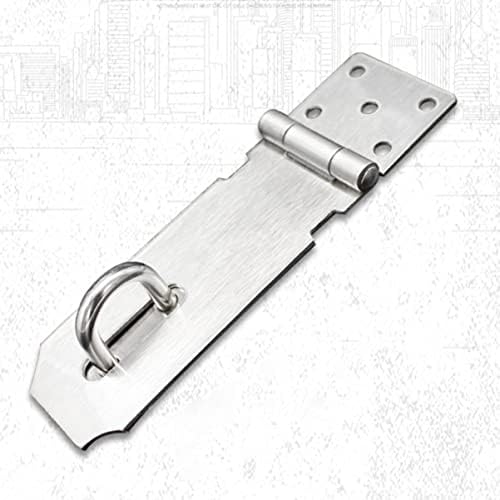 Nuobesty Padlock pesado 6pcs5 Porta de metal portão de gaveta por porta de aço polegadas Ferramenta de segurança do gabinete de fecho, cadeado de trava para fixar cadeado para serviço pesado