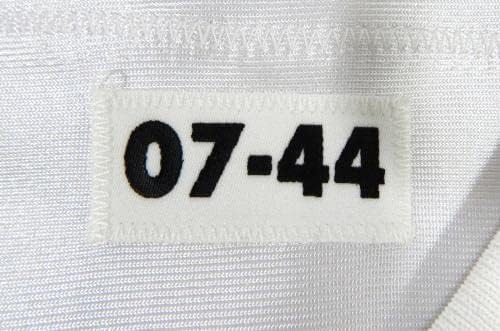 2007 San Francisco 49ers Leron McCoy 19 Jogo emitiu White Jersey 44 57 - Jerseys não assinados da NFL usada