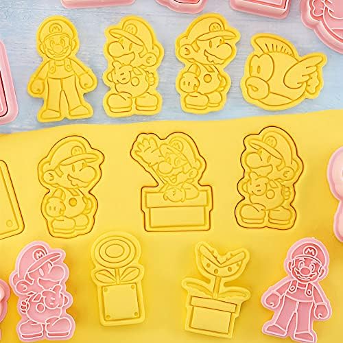 Mario Cookie Cutters, Mario Cookie Cutter Set, Mario Bros Bros Cookie Cutter, Mario Mold, Mario Brothers Cookie Cutters, Mario Bross