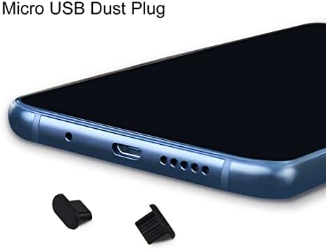 25 PCS Micro USB Silicone Plug, plugue anti -poeira de silicone para porta Micro USB, Micro USB Cap Tampa Anti Dust Protector