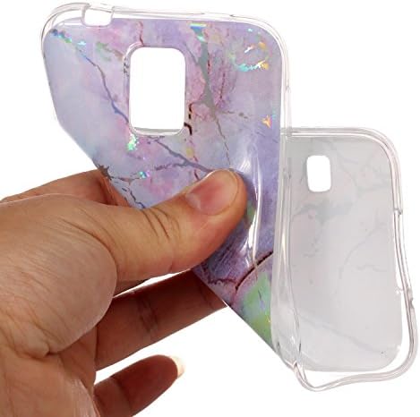 Caixa de Damondy Galaxy S5, 3D Shiny Glitter Glitter Ultra Fin Slim traseiro de corpo inteiro Proteção à tpu macia Tampa
