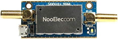 Nooelec Sawbird+ NOAA BareBones - Filtro de serra premium e módulo LNA de ruído ultra -baixo em cascata para aplicações