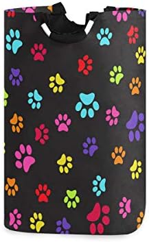 Padas coloridas de animais de animais Patrilhas cães de gato grande lavanderia cesto de lavander
