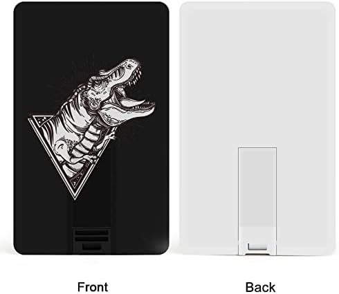 Dinosaur Roar USB Drive Credit Card Design USB Flash Drive U Disk Thumb Drive 32G