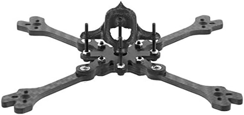 QWINOUT Keel135 135mm Fibra de carbono x Tipo de dente de dente 3mm Espessura do braço FPV Munção minúscula para FPV Racing Drone