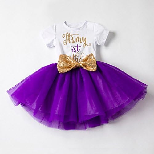 Recém -nascida, menina princesa, é o meu 1º/2º aniversário bolo de festa smashnny lantejão tule tule tulle tutu vestido roupa