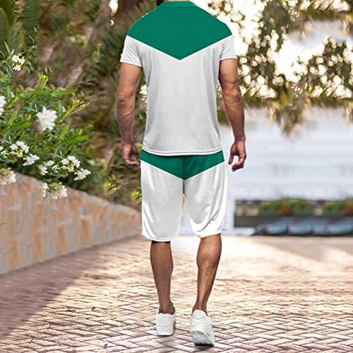 Camisetas de verão bmisEgm para homens mass de manga curta e shorts define o traje de garçom de roupa de 2 peças