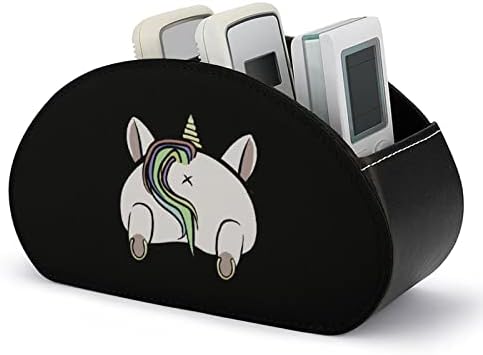 Unicorn Butt Remote Control Storage Storage Organizador de desktop multifuncional com 5 compartimentos