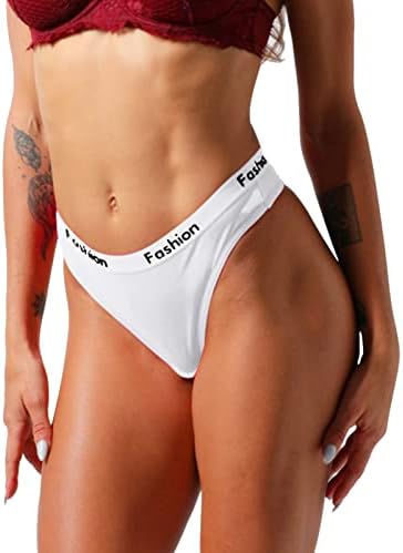 Xinshide calcinha sexy para mulheres letra de malha de malha galhas g strings tanga cueca cueca sem costura calcinha