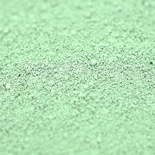 Clearlee Caolin Mint Green Clay Cosmetic Powder - pó natural puro - Ótimo para desintoxicação da pele, rejuvenescimento e